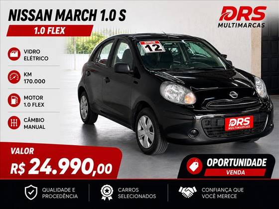 NISSAN MARCH 1.0 16V FLEX 4P MANUAL NISSAN MARCH 1.0 16V FLEX 4P MANUAL